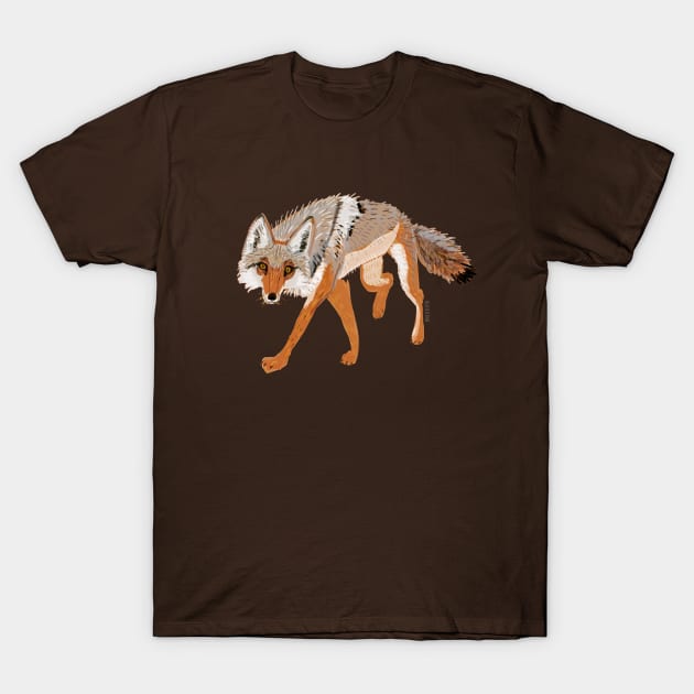 Coyote full body T-Shirt by belettelepink